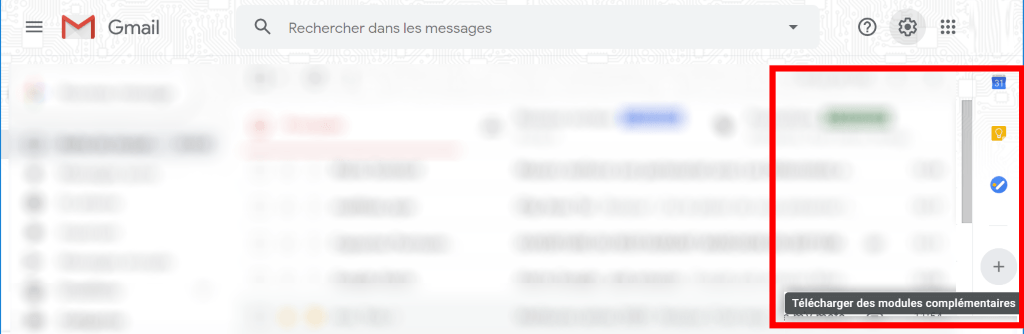 modules complémentaires extensions gmail