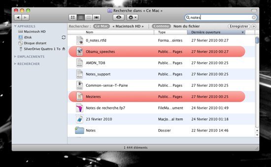 rechercher des fichiers dans la corbeille macos