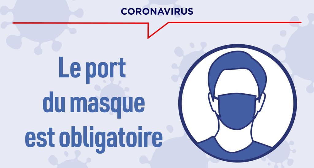 coronavirus port du masque obligatoire