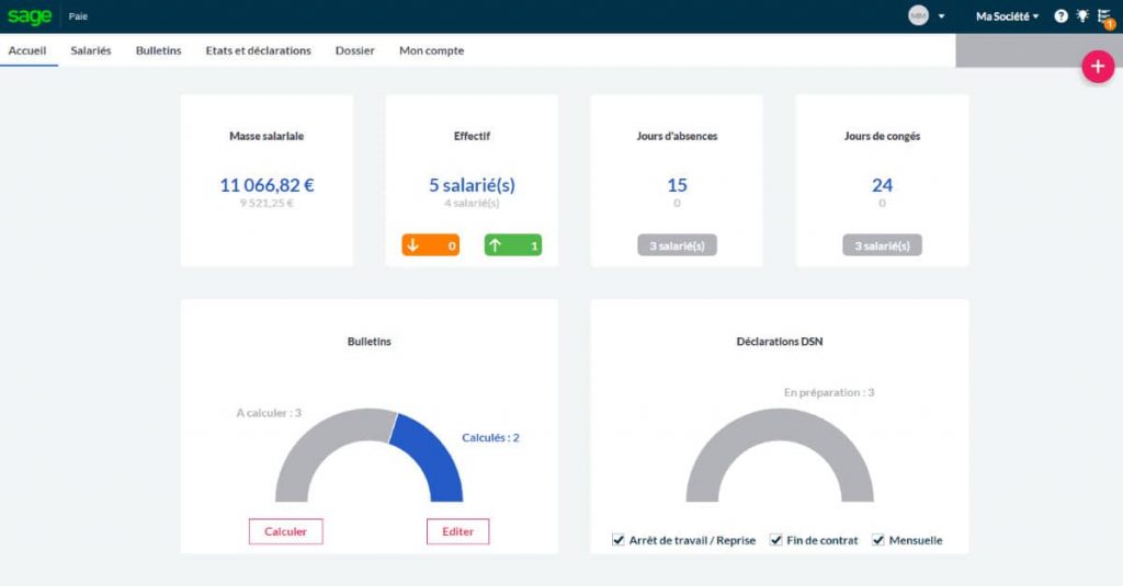 Sage Business Cloud Paie