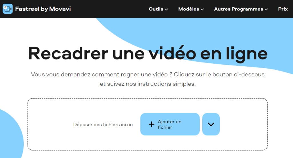 fastreel recadrer une vidéo en ligne