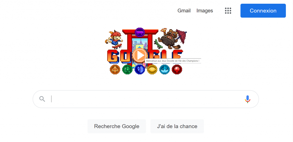 Google Doodle : jeux olympiques Tokyo