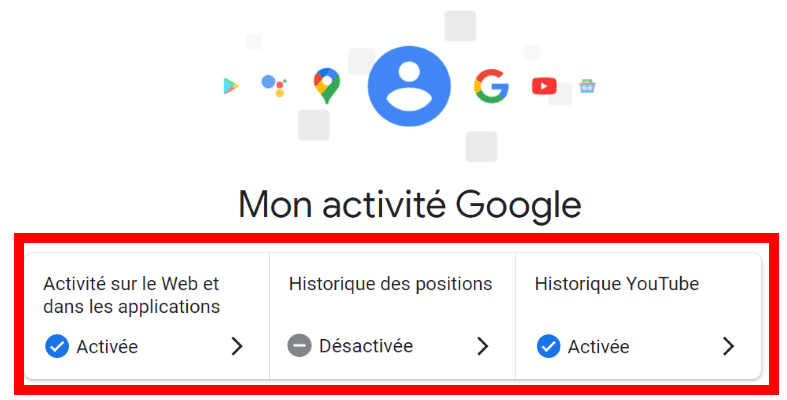 désactiver la collecte de données google