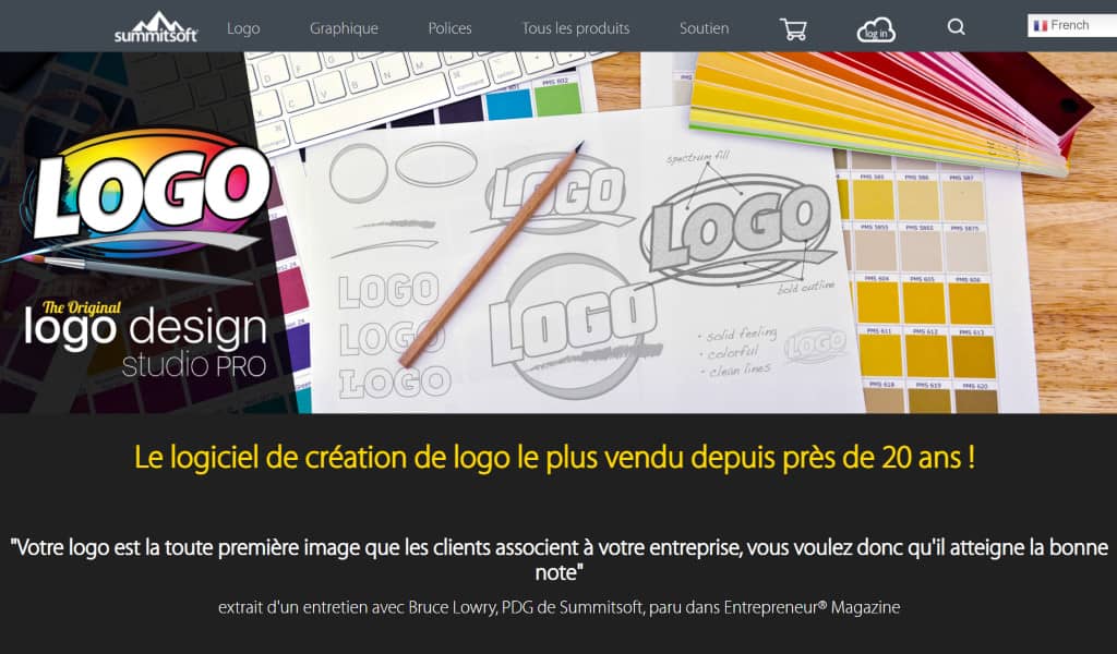 summitsoft logiciel de création de logo