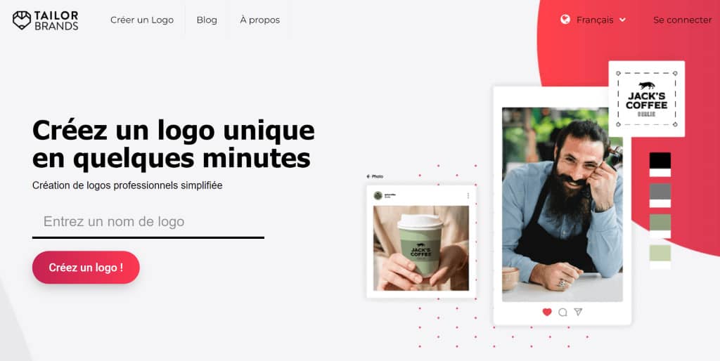 tailorbrands créer un logo gratuit