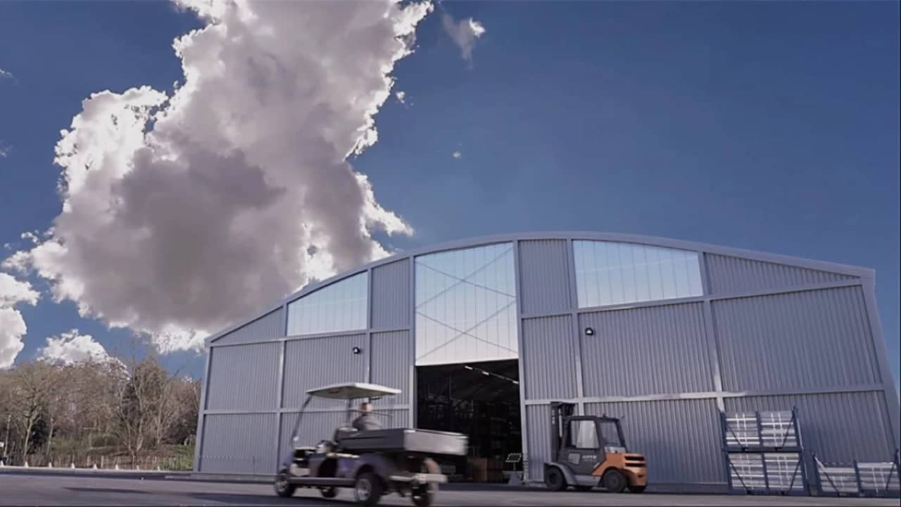 Hangar démontable