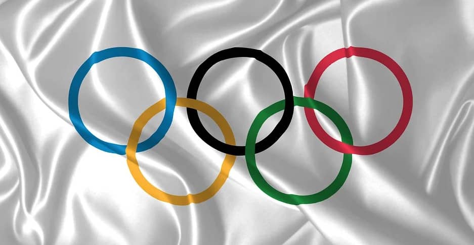 jeux olympiques drapeau symbole JO