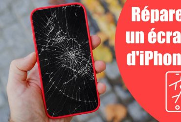 réparer un écran d'iPhone cassé
