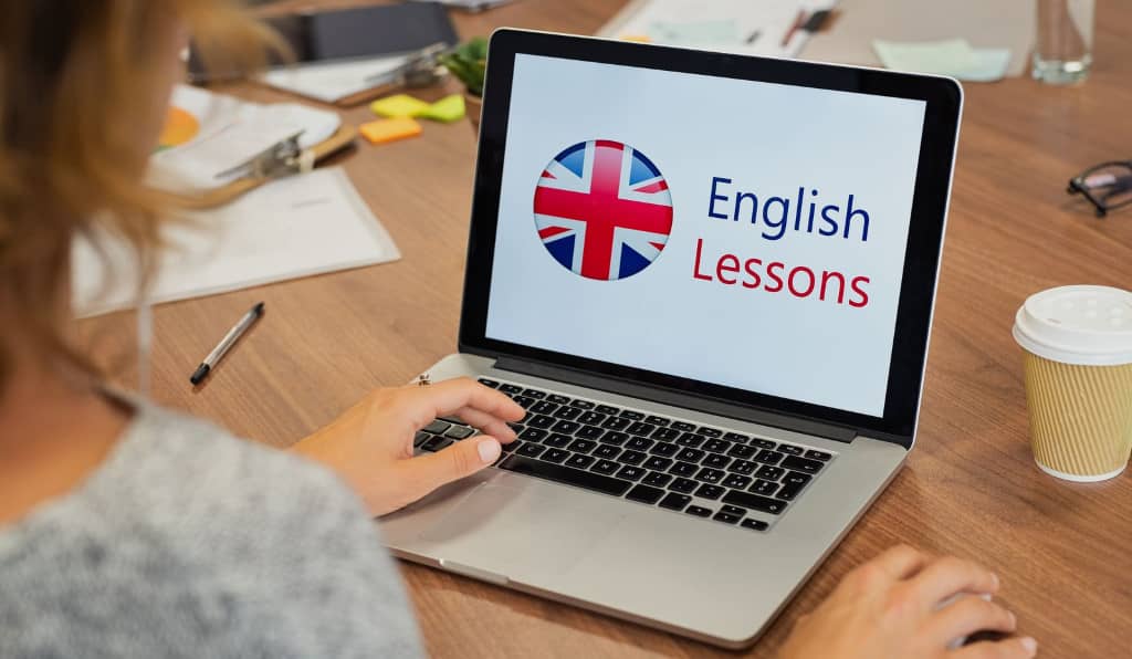 cours d'anglais en ligne