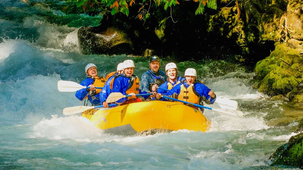 rafting team building