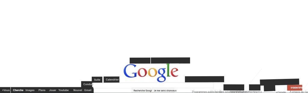 Google Gravity effets