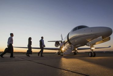 déplacement professionnel en jet privé