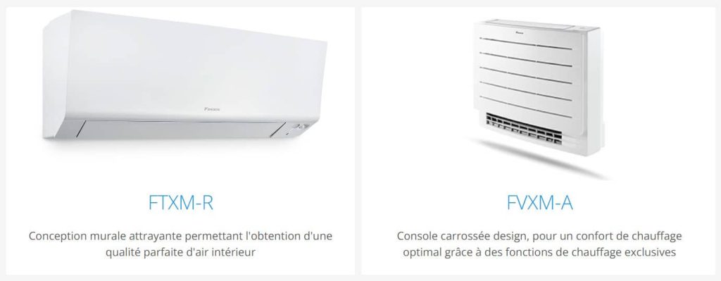 daikin perfera ftxm-r vs fvxm-a différences