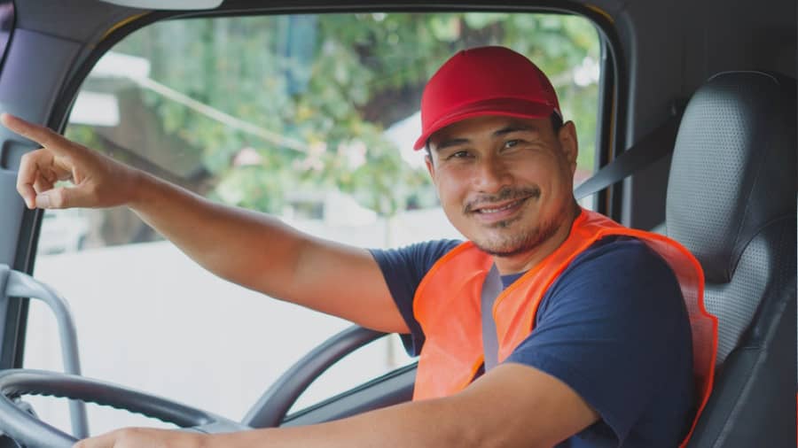 camionneur conducteur poids lourd