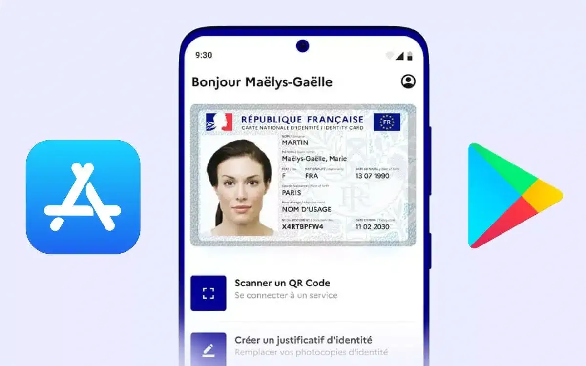 Carte d'identité dématérialisée