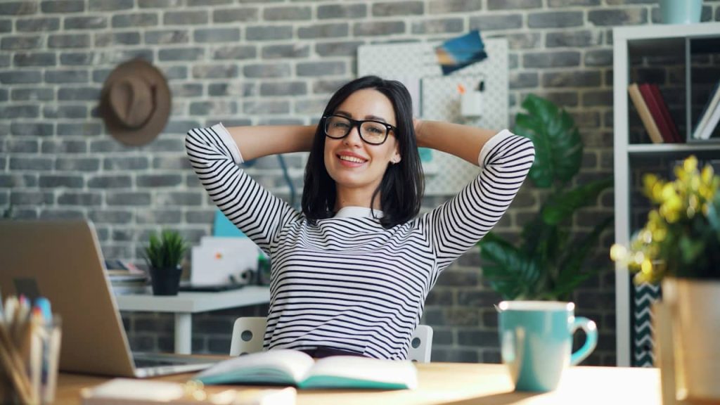 femme détente entreprise