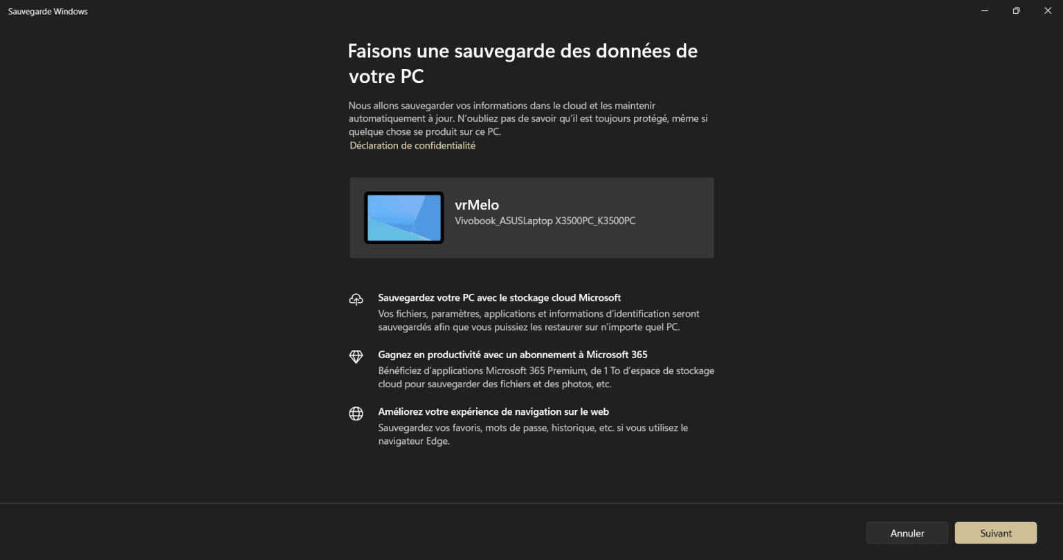 Comment faire la sauvegarde de son PC ? Étape par étape