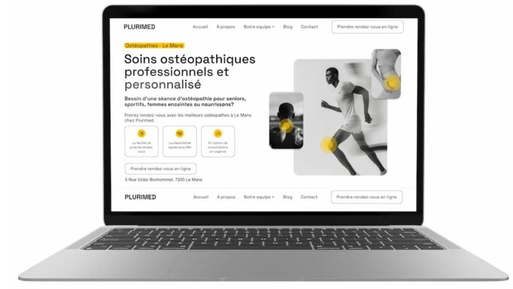 exemple landing page site web
