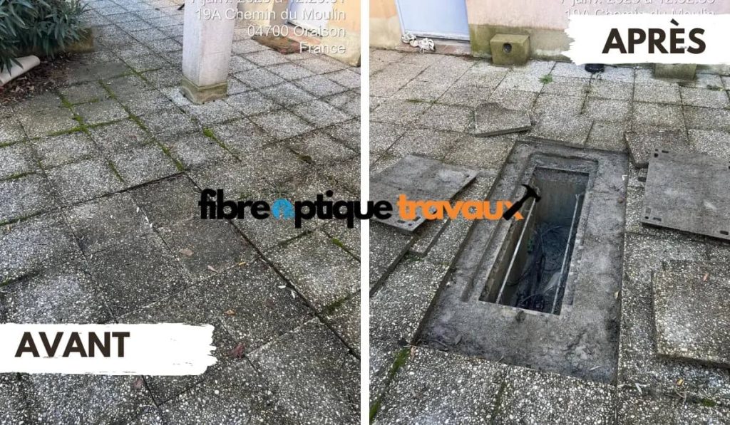 fibre optique travaux intervention