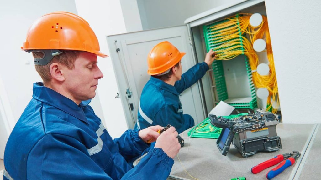 travaux fibre optique