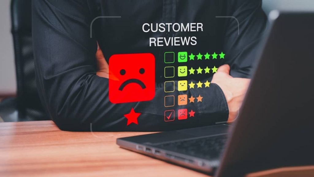 avis clients négatifs